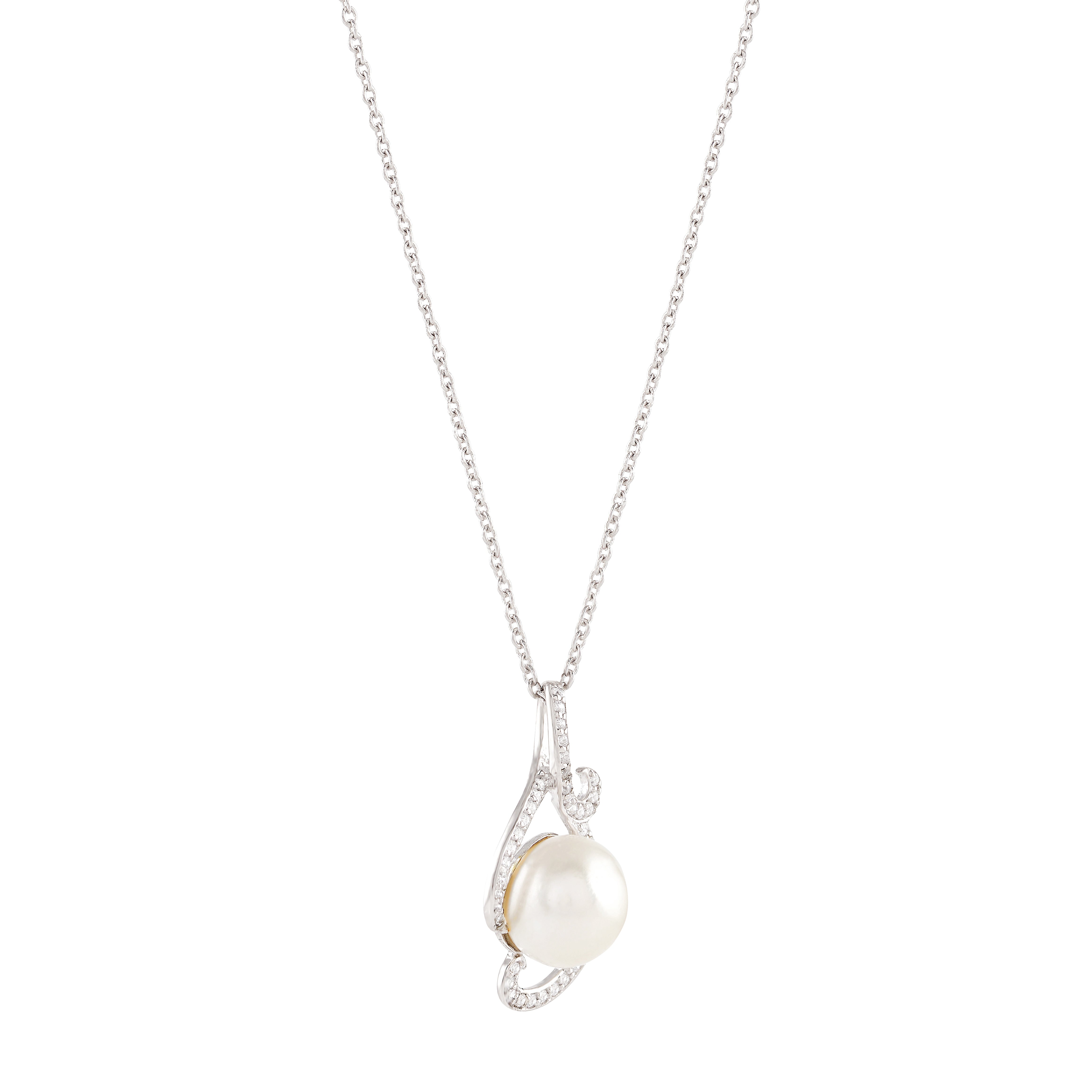 Stylish Natural Freshwater Pearl Necklace Chain - Krishna Jewellers Pearls and Gems